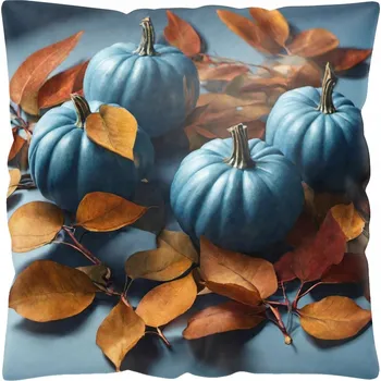 Dekorativní polštářek DEKORAČNÍ POVLEČENÍ NA POLŠTÁŘ 45x45 ANTYALERGICKÉ PODZIMNÍ BARVY