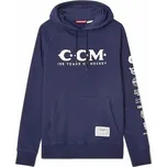 Mikina CCM 125 Anniversary Hoodie Senior True Navy Velikost: Senior M