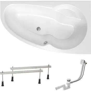 Vana Asymetrická vana Laguna Luiza 150x95 cm akrylát pravá SIKOLU1500PAPN