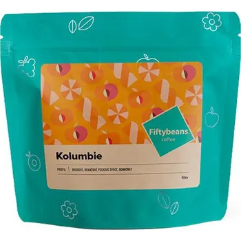 Fiftybeans Kolumbie Orange Fruit filtr zrnková káva