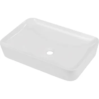 DEANTE - Tess bílá - Keramické umyvadlo na desku - 60x40 cm CDS_6U6S