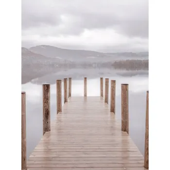 Obraz Plakát Molo u Derwentwateru bez rámu 30 x 40 cm
