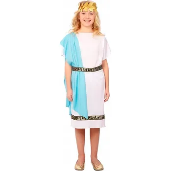 Karnevalový kostým KOSTÝM DĚTSKÝ MODRÁ ŘÍMANKA KARNEVAL 116