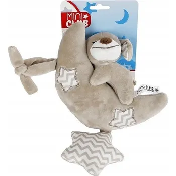 plyšák Mini Club měsíček plyšový 30 cm s pejskem a hracím strojkem na natažení