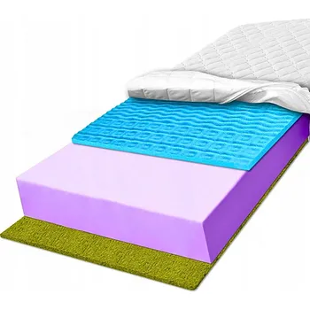 Matrace Pěnová Matrace 90x190 elastická oboustranná 10 cm odolná pružinová H4 H3