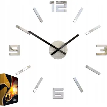 Hodiny Akrylové nástěnné hodiny s quartzovým strojkem Arabic Mirror Kulatý