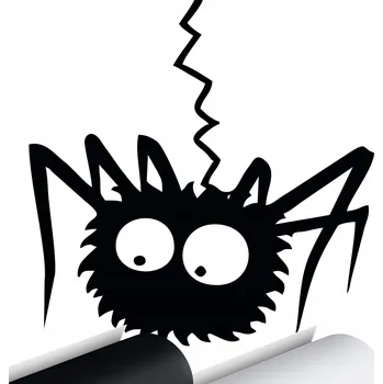 Samolepicí dekorace na vozidlo SAMOLEPKA na auto PAVOUK SPIDER PAVUČINA 15x15