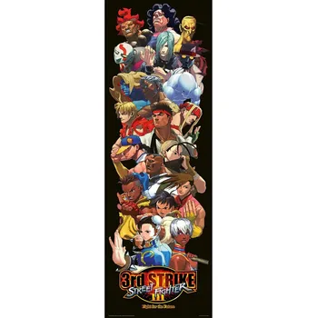 Obraz Plakát Street Fighter bez rámu 53 x 158 cm