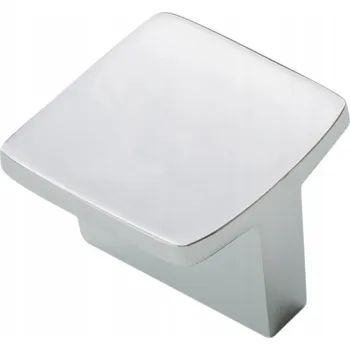 Nábytkové kování NÁBYTKOVÁ ÚCHYTKA ČTVEREC MOST CHROM