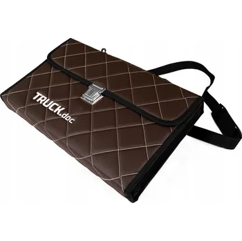 Pánská aktovka Kožená aktovka pro řidiče TIR, eko-kůže, prošívaná