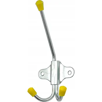 Věšák NÁBYTKOVÝ VĚŠÁK PŘIŠROUBOVACÍ NA KLOBOUKY 3 HÁČKY