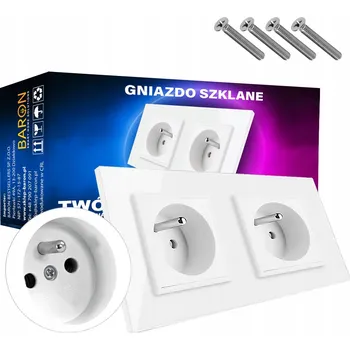 Elektrická zásuvka Elektrická Zásuvka BarON bílá