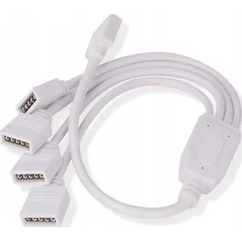 LED osvětlení ROZDĚLOVAČ RGBW rozbočovač 1/4 LED pásku konektor
