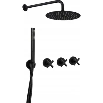 Vodovodní baterie REA - EXIT ČERNÁ SPRCHOVÁ PODOMÍTKOVÁ BATERIE REA-P8000