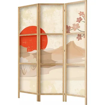 Paraván Paraván závěs do kosmetického salonu, kadeřnictví, nástěnná 135x172 cm, barevná