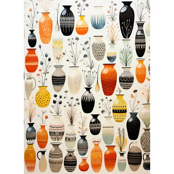 Plakát Plakát Symfonie Váz bez rámu 40 x 55 cm