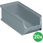 Allit Plastové boxy PLUS 2L, 102 x 215 x 75 mm, šedé, 20 ks