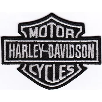 Nášivka VAR nášivka HARLEY-DAVIDSON 7,6 x 6,0 šedá