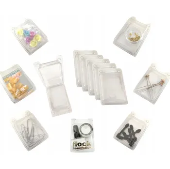 Úložný box Plastový Krabička Úložný box na šroubky, ozdoby, nehty, šicí potřeby a drobnosti