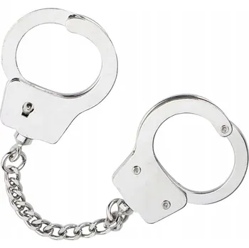 Žhavá novinka! Kreativní policejní pouta přívěsek na klíče - ozdoba