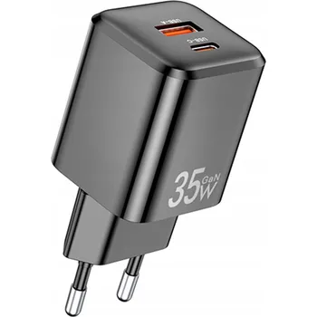 Awei PD66-EU 35W, GaN, rychlonabíjecí adaptér, černý