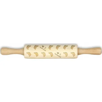 Váleček na těsto Jezevčík krátkosrstý I - malý váleček se vzorem psa, váleček na těsto pro dět