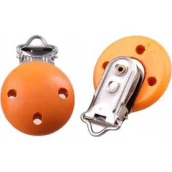 klip na dudlíky Klip na dudlík BestDIY oranžový