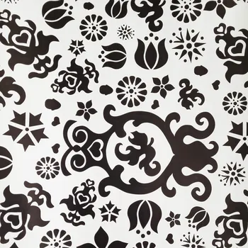 Obraz Bílý balicí papír černý 57cm x 2m (2m²)