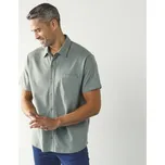 Košile s krátkými rukávy z piké úpletu zelená XL