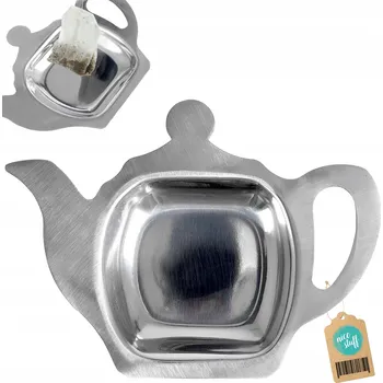 Obraz Podstawka na torebki do herbaty spodek kovová