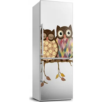 Fototapeta Fototapeta na lednici Pár sov na větvi 70x190 cm