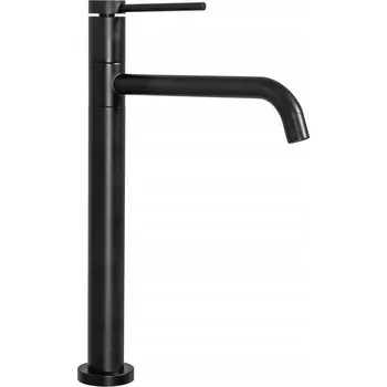 Vodovodní baterie REA - Umyvadlová baterie Lugano černá vysoká REA-B5001