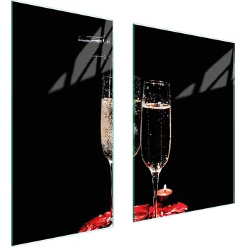 Kuchyňské prkénko Krájecí deska TMK ArtDeko sklo 2 ks