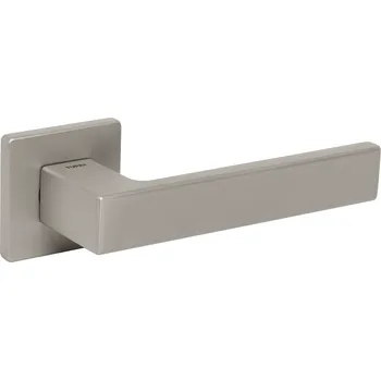 Dveřní kování TI - SQUARE - HR 4275Q 7S klika/klika, bez spodní rozety NP - Nikl perla (142)