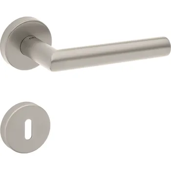 Dveřní kování TI - FAVORIT - R AP 2002 rozety BB, klika/klika NP - Nikl perla (142)