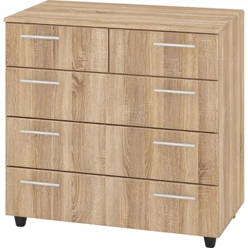 Komoda Slevadoma Komoda K-3+2 MDF Barva: Dub sonoma