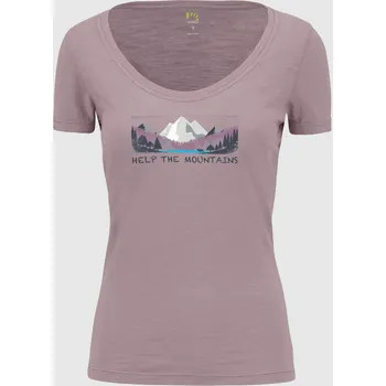 Dámské tričko KARPOS W Ambretta W T-Shirt, Nirvana velikost: S