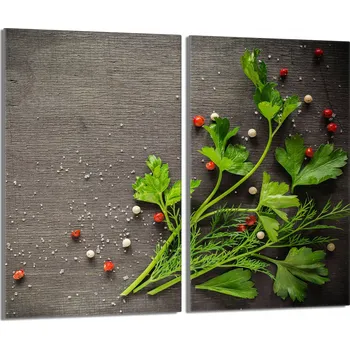 Kuchyňské prkénko Krájecí deska TMK ArtDeko sklo 2 ks