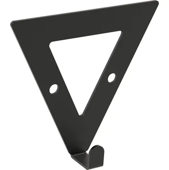 Věšák Šatní ramínko kovový Domer černý