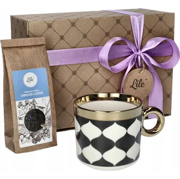 Hrnek Lile Domino porcelánový 345 ml