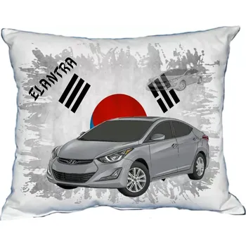 Povlak na polštářek Polštářek s osobním autem Hyundai Elantra (Polštářek s osobním autem )