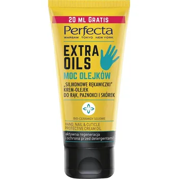 Péče o ruce Perfecta Extra Oils "Silicone Glove" krém na ruce - olej na nehty a kůžičku 80ml