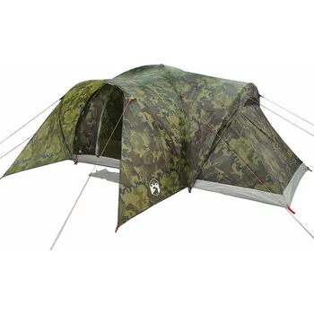 Stan OMAXI Rodinný stan kopule pro 6 osob maskáčový nepromokavý 657108