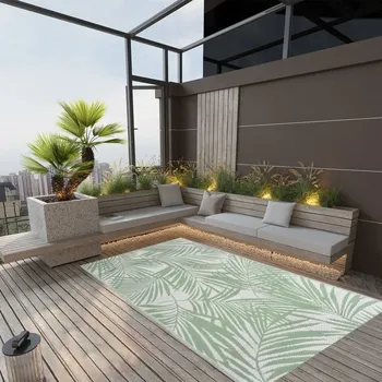 Koberec ZBXL Venkovní koberec ARAKIL zelený 120 x 180 cm PP