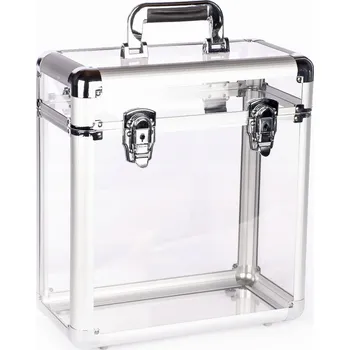 Průhledný kufr 12 palců pro 45 desek CASE box
