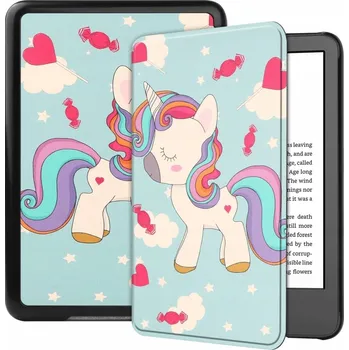 Příslušenství pro čtečku elektronické knihy POUZDRO s potiskem pro Amazon Kindle 11 (2022) 11. generace, obal s klopou