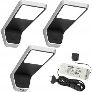 Lampička 3x LED lampa 2W, podlinková svítidla LENA 2