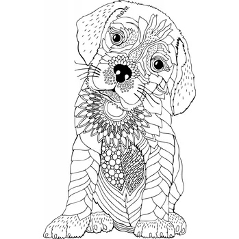 omalovánky Velká Omalovánka pro Děti na Zeď/Podlahu - Pejsek, Vybarvování, Vystřihovánky