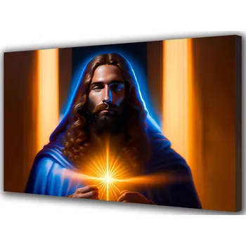 Obraz Obraz na plátně canvas Ježíš s hvězdou 110x80 cm