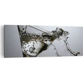 Obraz Foto obraz na plátně 140x50 sklenice obývák ložnice na zeď velký